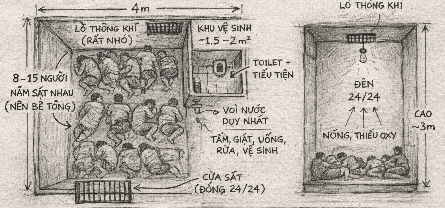 Trại Thủ Đức Đối xử